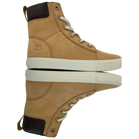 Timberland Skyla Womens Tan Nubuck High Top Sneakers Boots Size 7 Leather 7942 - Picture 11 of 16